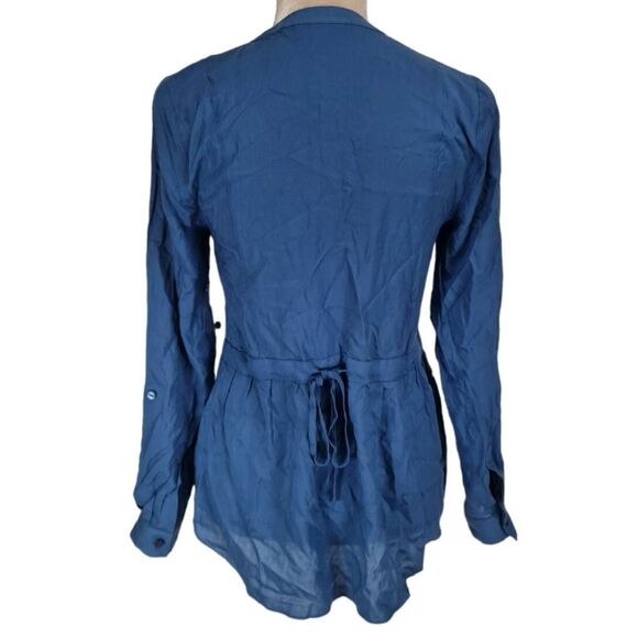 ✨Anthropologie ModCloth Trusty Travel Button Up Sz 1X Tunic Top✨ - Picture 5 of 10